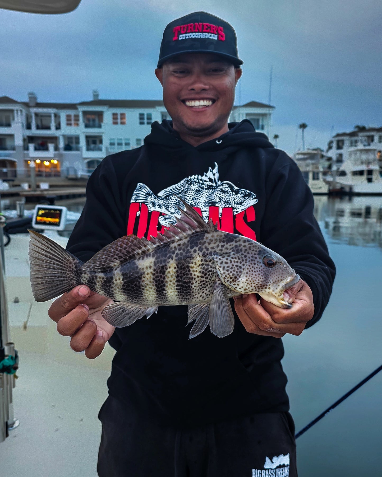 Spotted Bass Dreams Hoodie