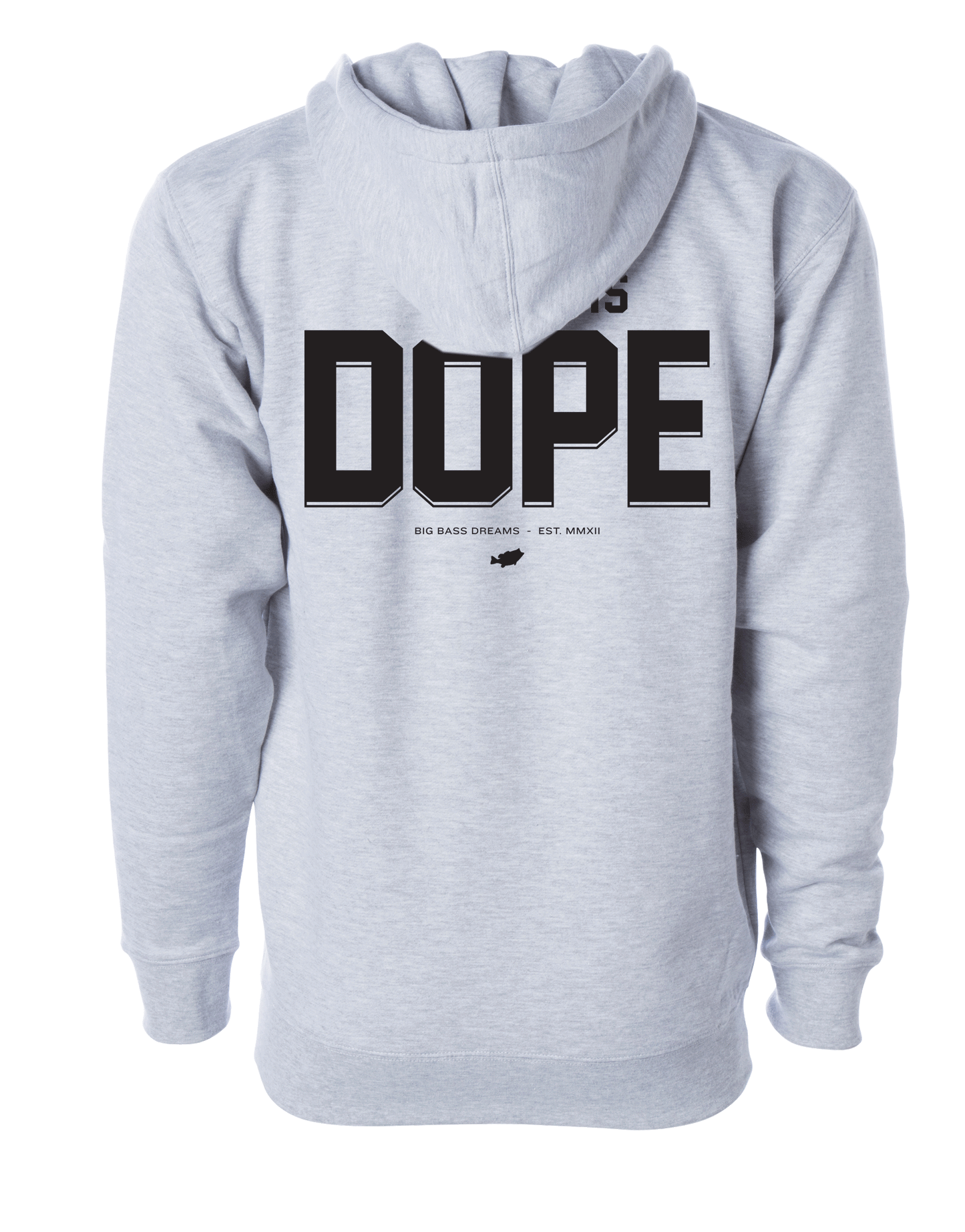 Fishing is Dope Logo Zip Up Heavyweight Hoodie