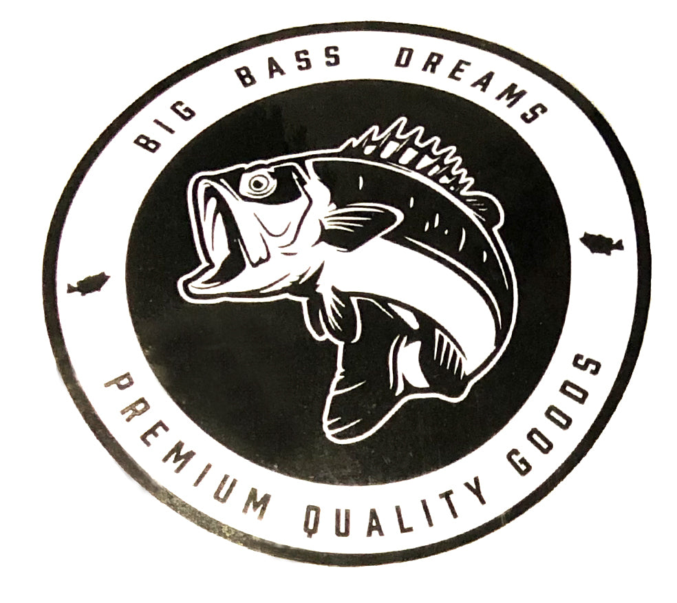 130 fishing reel Big Bass Dreams Fish Decal