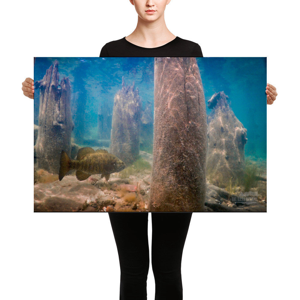 "Bronze Pillars" Canvas