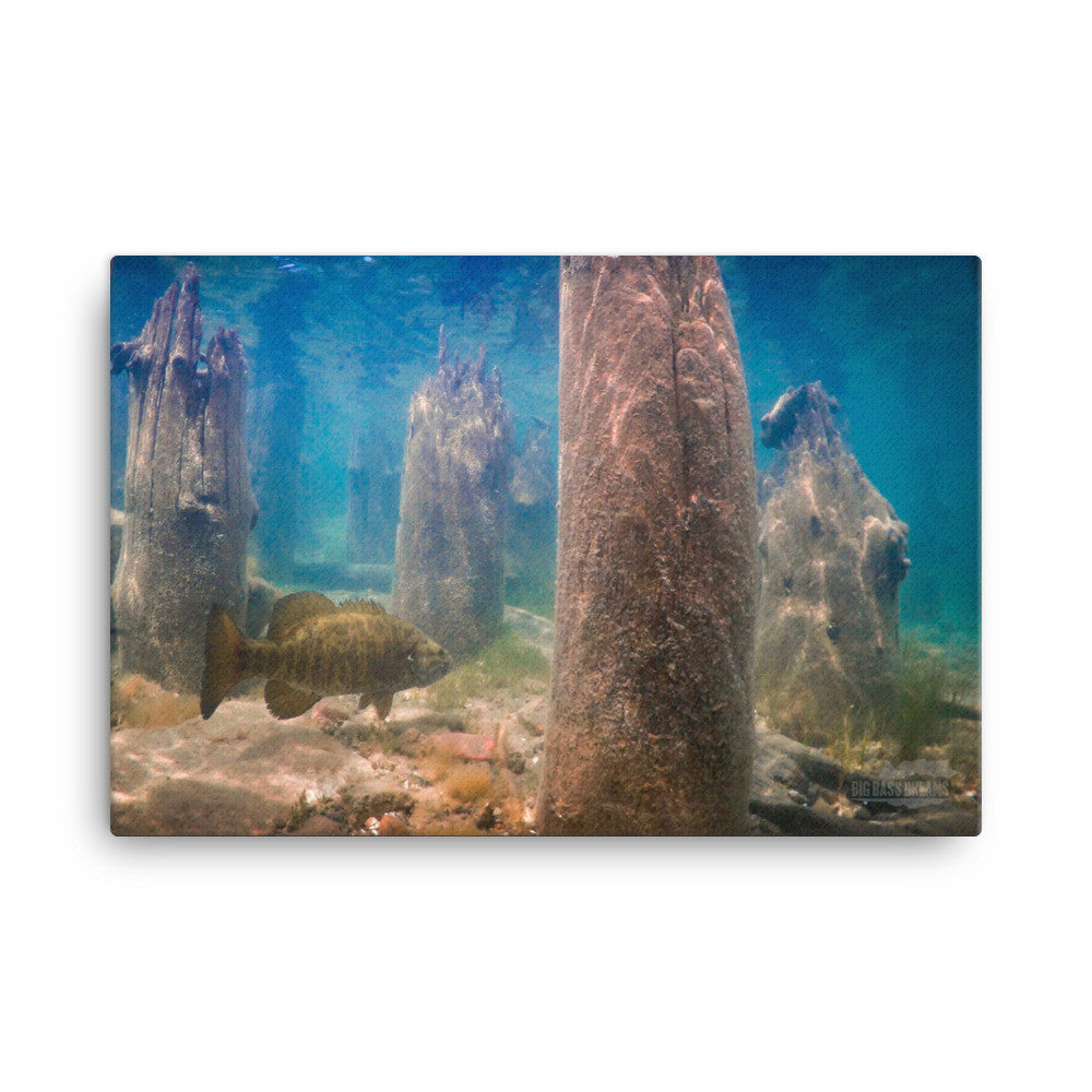 "Bronze Pillars" Canvas