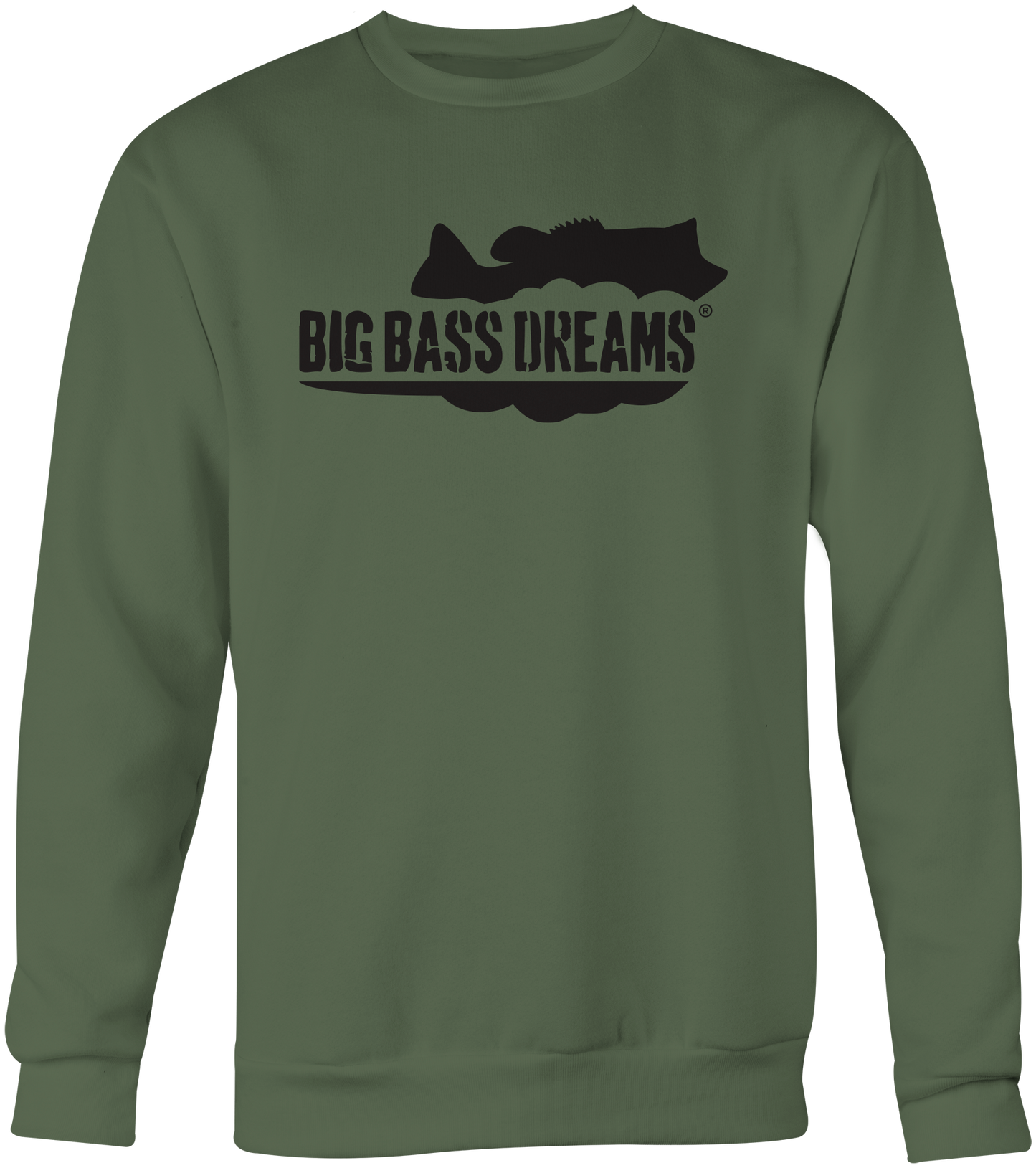 Big Bass Dreams Logo Crew Neck