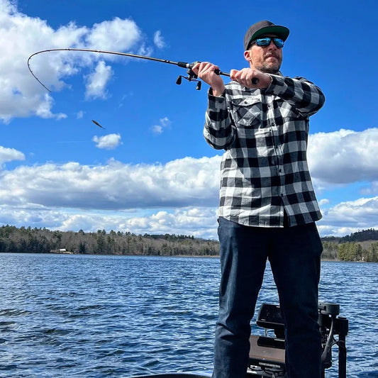Big Bass Dreams Flannel Button Up