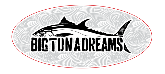 Big Tuna Dreams 5" x 2.25" Decal