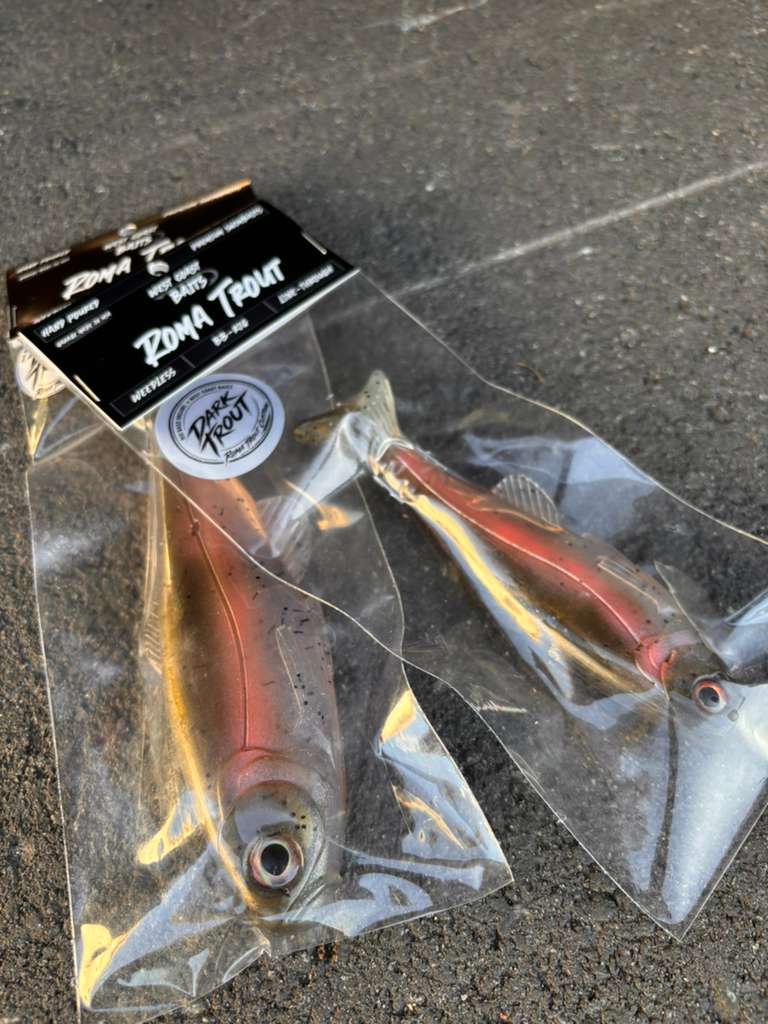 West Coast Baits Roma Trout 9インチ ローマトラウト West Coast Baits Roma Trout x BigBassDreams Dark Trout