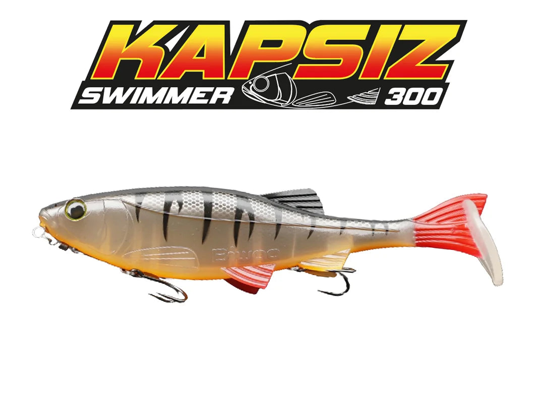 Biwaa Kapsiz Swimmer 300 Stinger Rig 12" Double Hook/Weedless