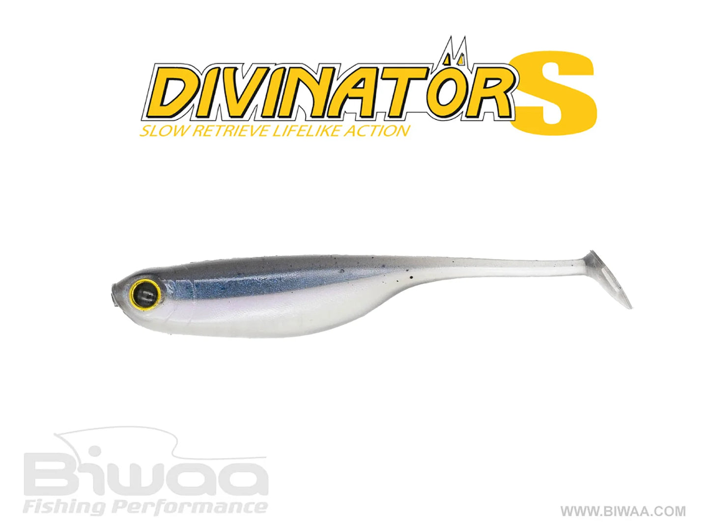 BIWAA DIVINATOR S EVO 4" Soft Finesse Paddletail Swimbait