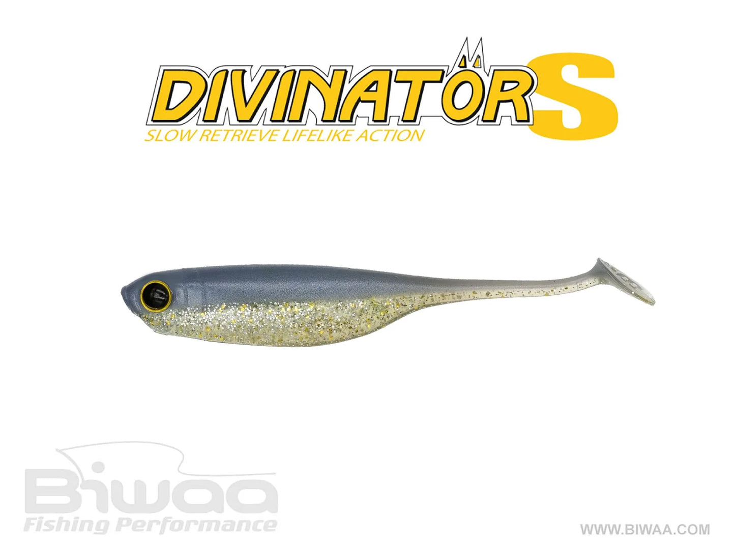 BIWAA DIVINATOR S EVO 4" Soft Finesse Paddletail Swimbait
