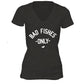 BAD Fishes Only Tee Ladies V Neck Graphic Tee