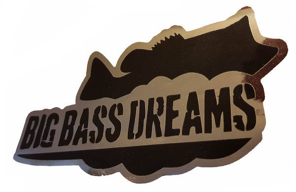 Big Bass Dreams 8" x 3.5" Decal