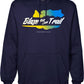 Blaze Your Own Trail Pullover Fleece Lined Hoodie - Navy