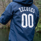 No Excuses Windbreaker Navy