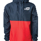 BBD Lightweight Pullover Windbreaker-Red/Navy