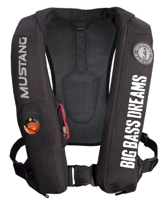 Big Bass Dreams Mustang Survival ELITE™ 28 HYDROSTATIC INFLATABLE PFD