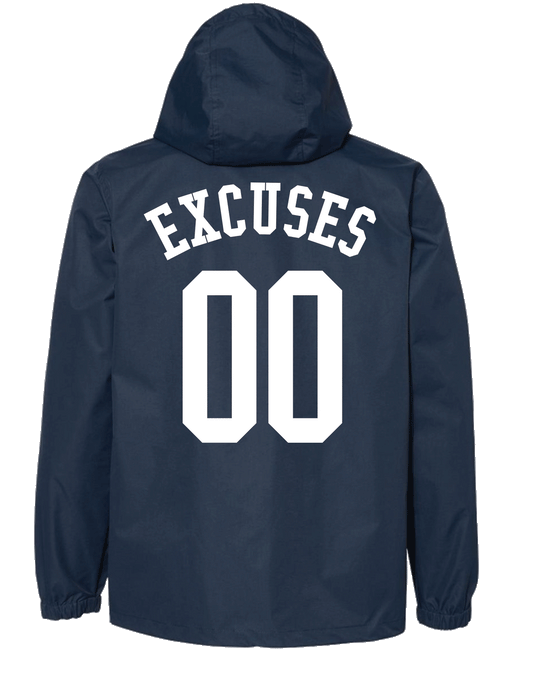 No Excuses Windbreaker Navy
