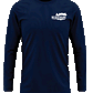No Excuses Long Sleeve Graphic Tee-Navy