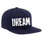 DREAM Navy Logo Snapback Hat