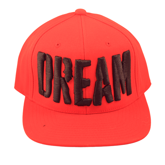 DREAM Logo Red Snapback Hat