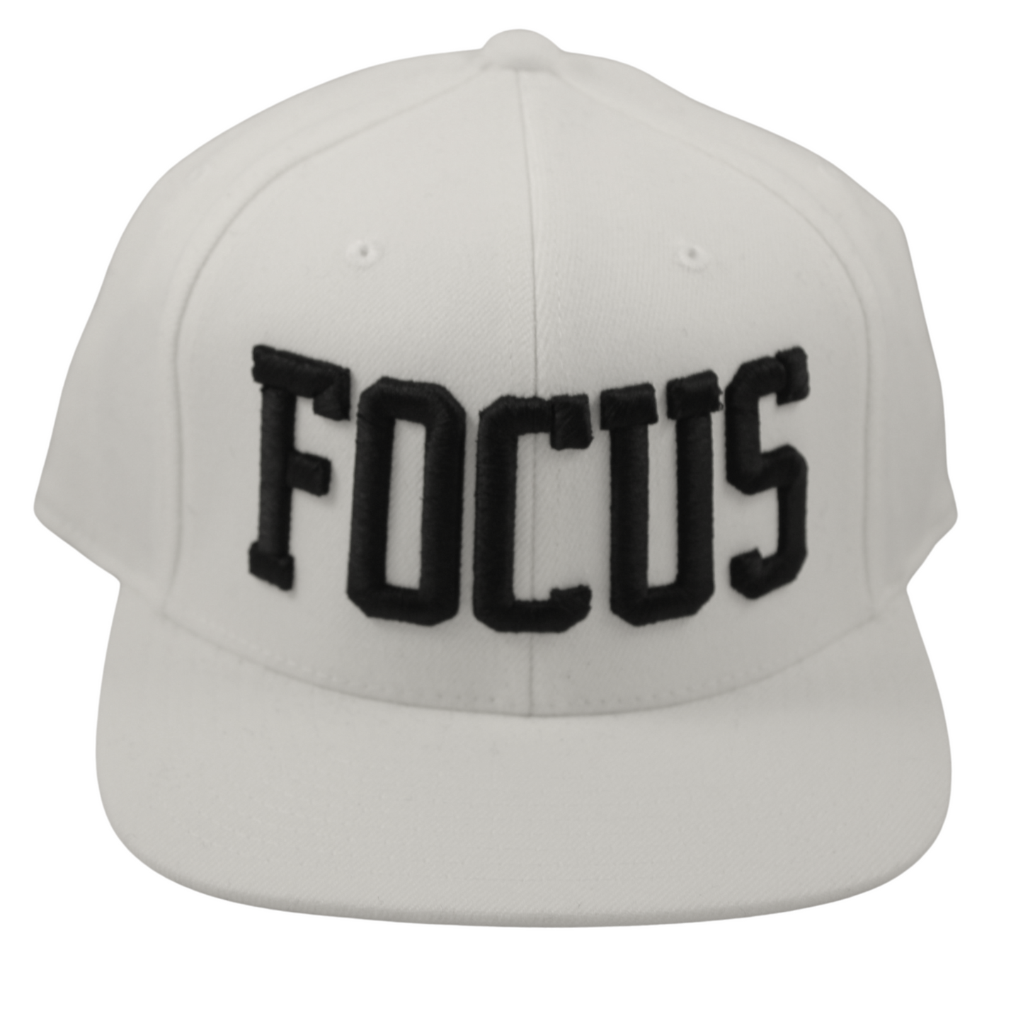 FOCUS 110 Snapback White/Black Embroidery