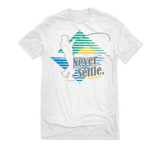 Never Settle Graphic Silo Men's Graphic Tee